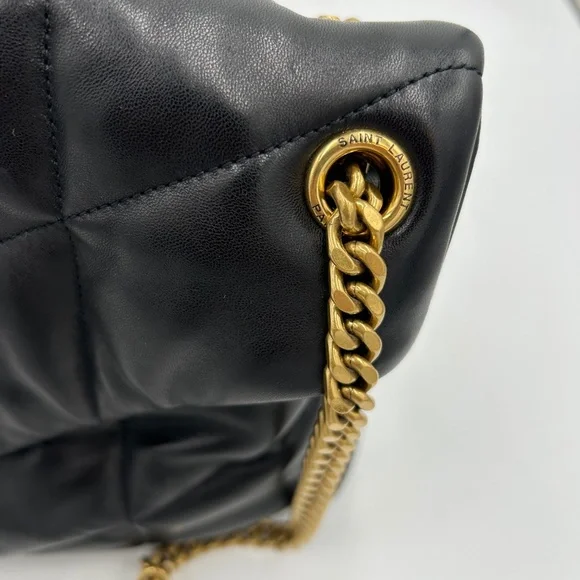 Saint Laurent Lou medium puffer shoulder bag made in Italy - Picture 6 of 16